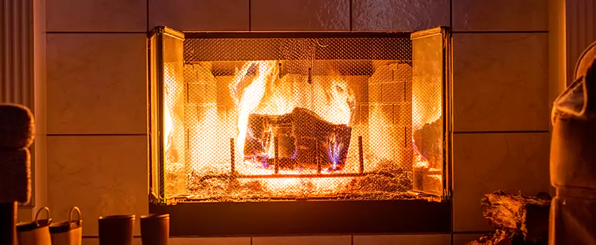 Mendota Hearth Landscape Fireplace Installation in Mesquite, Nevada