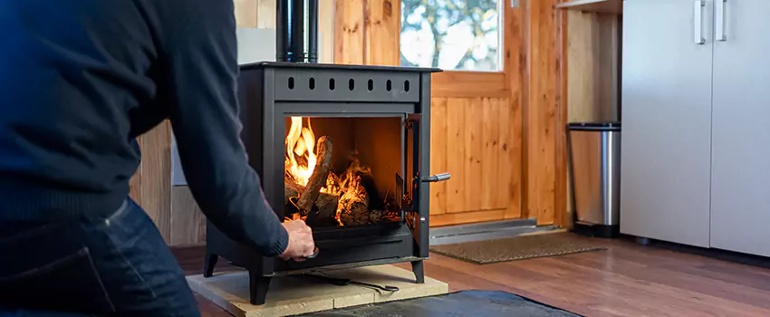 Open Hearth Wood Fireplace Installation in Mesquite, NV