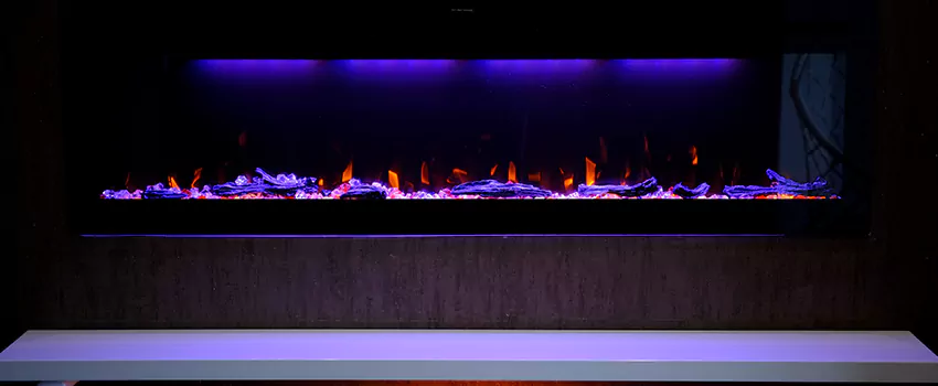 Dynamic Flame Color Fireplace Installation in Mesquite, NV