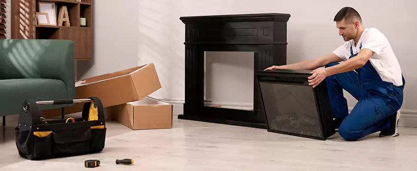 Old Rusted Metal Fireplace Repair And Replacement in Mesquite, NV